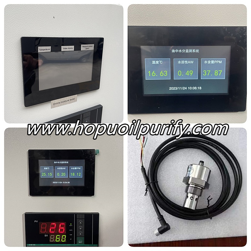 Online Oil Moisture Tester, Transformer Oil Water Analyzer