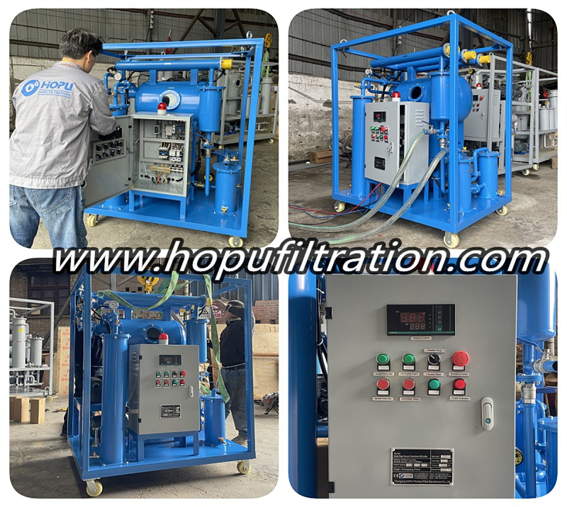 Single Stage Vacuum Transformer Oil Purifier