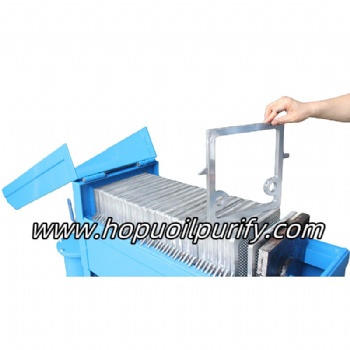 Hydraulic Oil Purifier Plate and Frame Pressure Oil Paper Filter