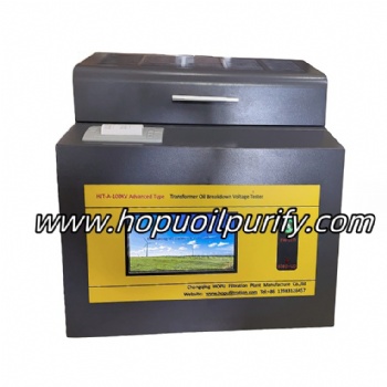 100KV Transformer Oil Breakdown Volatge Tester, Oil Dielectric Strength Analyzer