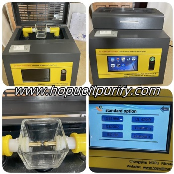 100KV Transformer Oil Breakdown Volatge Tester, Oil Dielectric Strength Analyzer