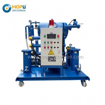 ISO9001 Compact Single-Stage Vacuum Transformer Oil Filtration Machine HOPU