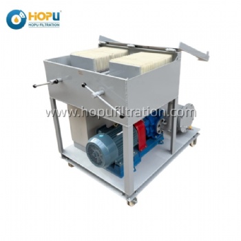 HOPU ISO9001 Small Mobile Plate-and-Frame Oil Filtration Machine for Transformer Oil & Engine Oil Impurity Removal