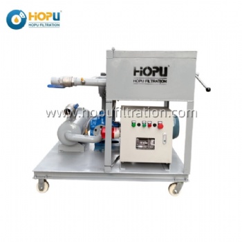 HOPU ISO9001 Small Mobile Plate-and-Frame Oil Filtration Machine for Transformer Oil & Engine Oil Impurity Removal