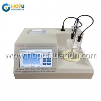 HOPU transformer oil trace moisture tester,oil water analyzer