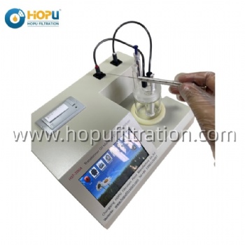 HOPU transformer oil trace moisture tester,oil water analyzer