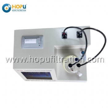 HOPU transformer oil trace moisture tester,oil water analyzer