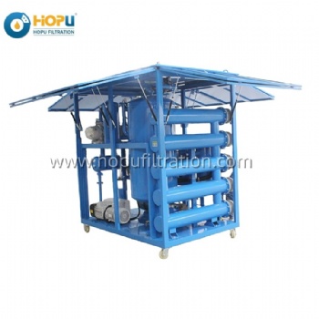 Pneumatic Support Enclosure Transformer Oil Filtration Unit HOPU