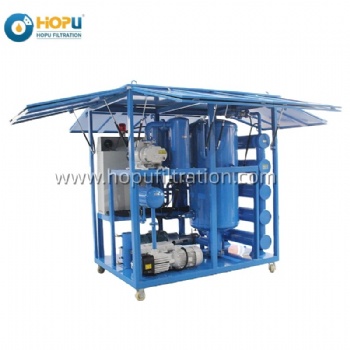 Pneumatic Support Enclosure Transformer Oil Filtration Unit HOPU