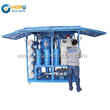 Pneumatic Support Enclosure Transformer Oil Filtration Unit HOPU