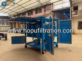 HOPU Mobile FR3 Vegetable Transformer Oil Filtration System