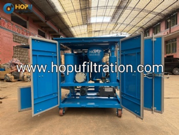 HOPU Mobile FR3 Vegetable Transformer Oil Filtration System
