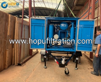 HOPU Mobile FR3 Vegetable Transformer Oil Filtration System