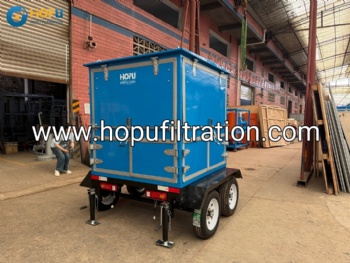 HOPU Mobile FR3 Vegetable Transformer Oil Filtration System