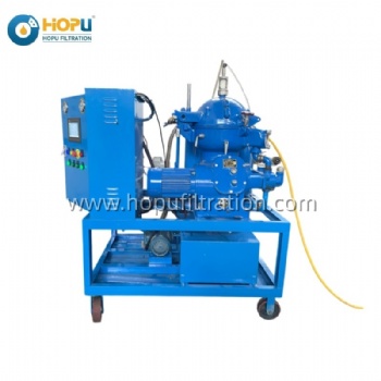 New HOPU Industrial  Centrifuge Lube Oil Purification Machine Oil Water Solid Impurity Separator
