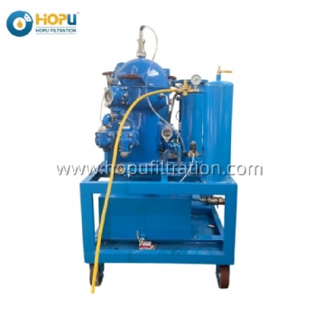 New HOPU Industrial  Centrifuge Lube Oil Purification Machine Oil Water Solid Impurity Separator