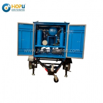 Mobile FR3 Vegetable Transformer Oil Filtration System