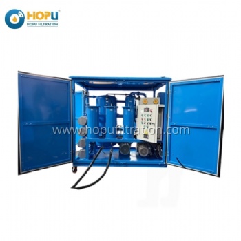 Container Enclosure Transformer Oil Filtration and Purification Plant for Outdoor Substation Maintenance