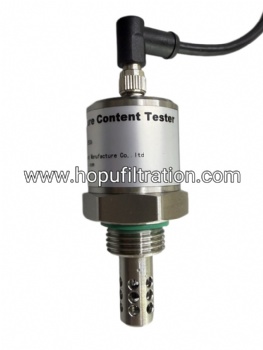 HOPU Inline Oil Moisture Sensor with display screen,Oil Water Meter