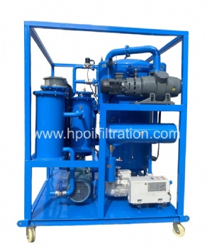 Double Stage Vacuum Transformer Oil Regeneration Plant