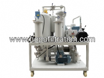 HOPU IECEX Explosion-Proof Vacuum Lubricating Oil Purifier for Industrial Lube Oil Regeneration